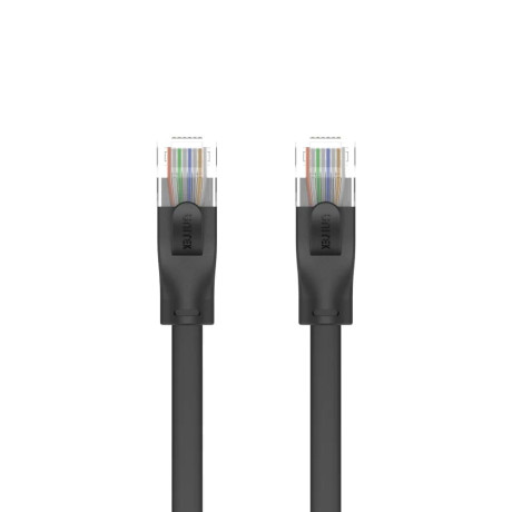 UNITEK CAT6 PATCH KABLO 10MT FLAT 1GBPS, SİYAH (C1813GBK)