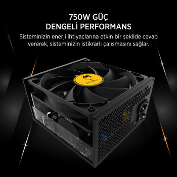 James Donkey JDP750 APFC 12CM 750W Bronze 80+ Power Supply
